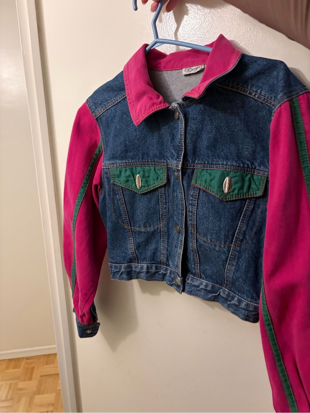 Vintage 1980s Vibrant Princys’s Denim Jacket